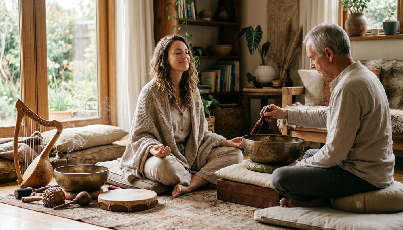 Comment les instruments traditionnels favorisent-ils la relaxation ?